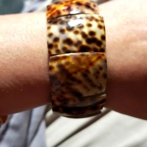 Vintage Tiger shell bracelet
